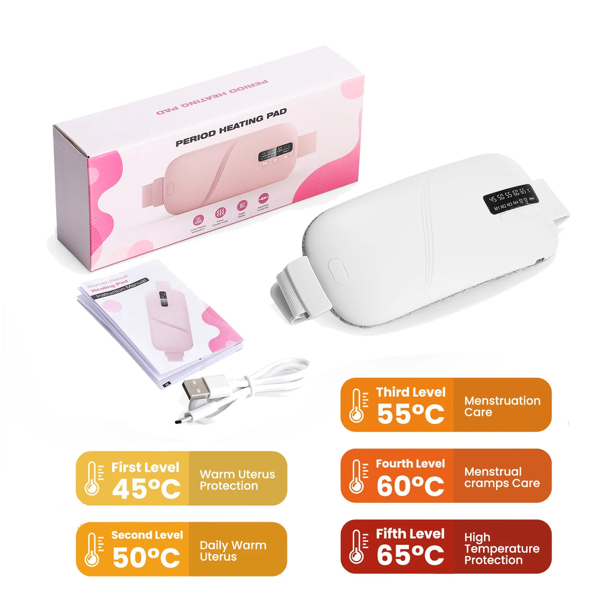 Cinturón Térmico para Dolores Menstruales