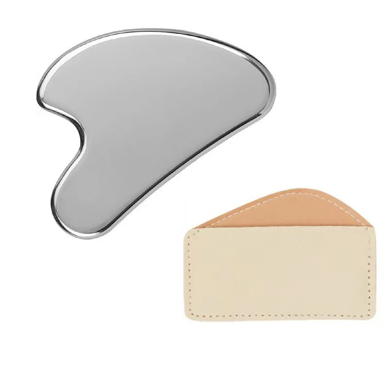 Gua Sha de Acero Inoxidable — Herramienta Facial