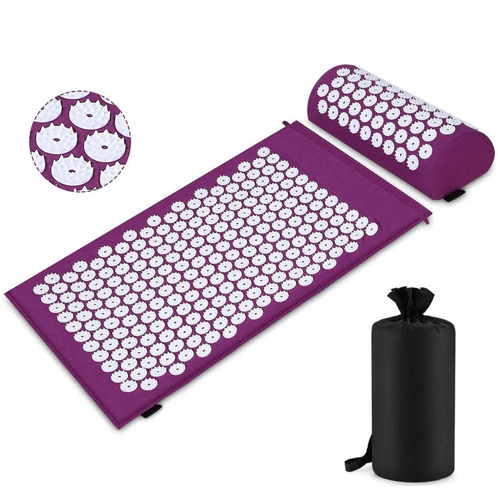 Alfombra de Acupresión con Almohada