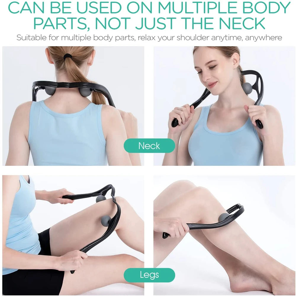 Masajeador de Cuello Shiatsu - Alivio de Tensión