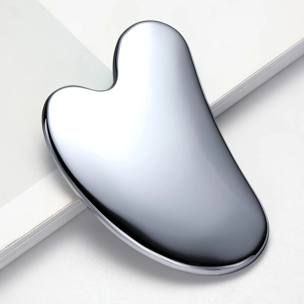 Gua Sha de Acero Inoxidable — Herramienta Facial
