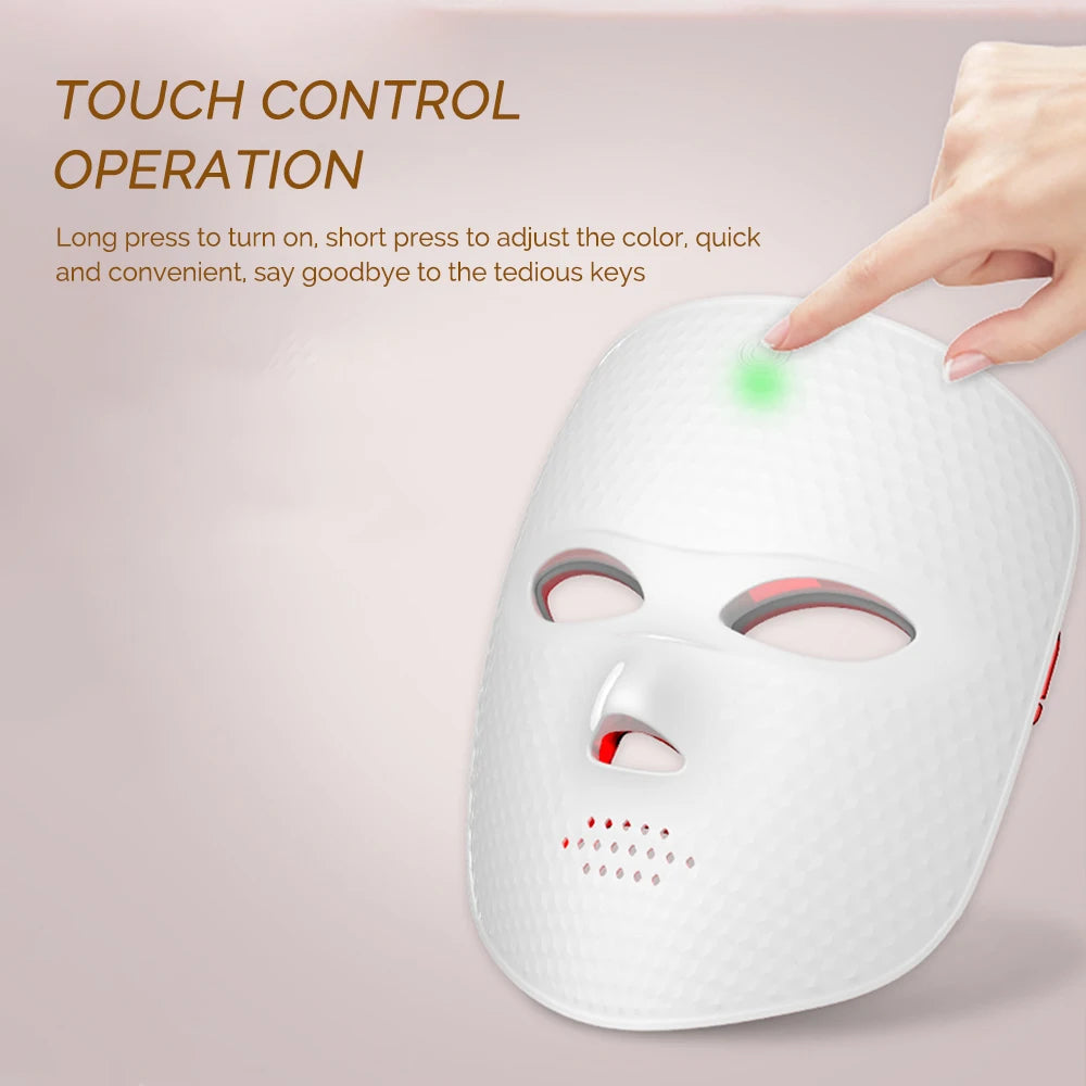 Mascarilla LED de Fototerapia 7 Colores