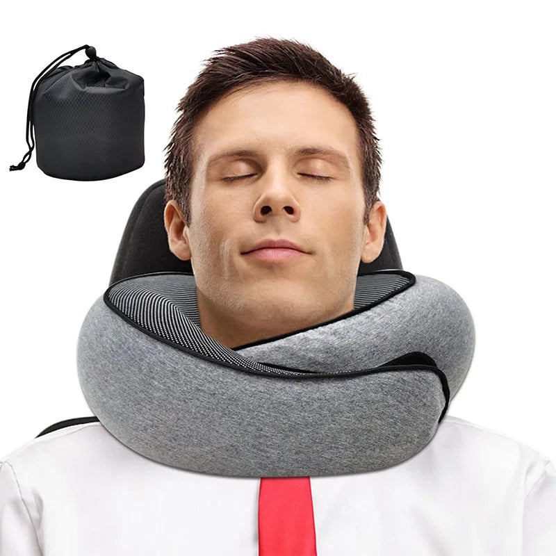 Almohada Cervical de Viaje Viscoelástica