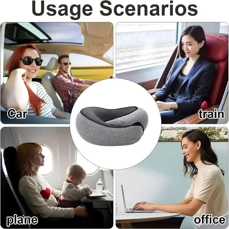 Almohada Cervical de Viaje Viscoelástica