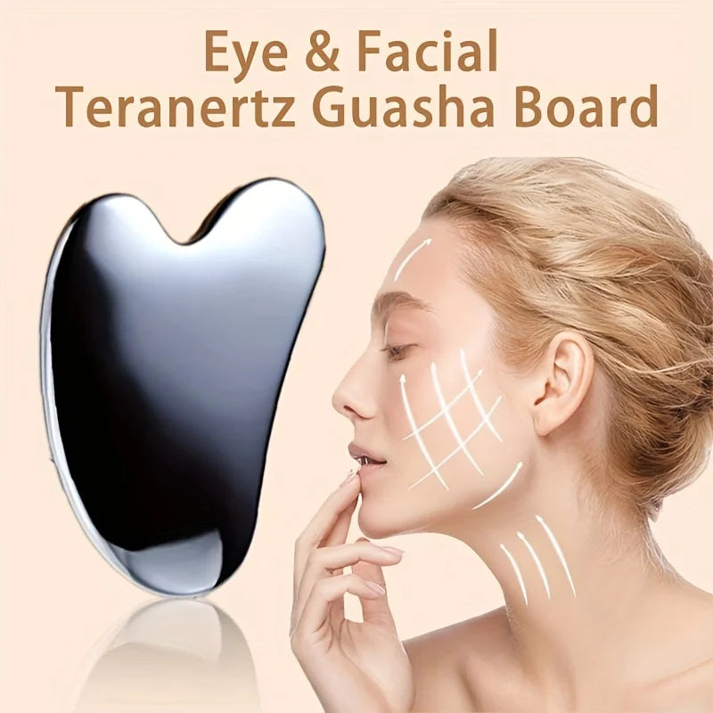 Gua Sha de Acero Inoxidable — Herramienta Facial